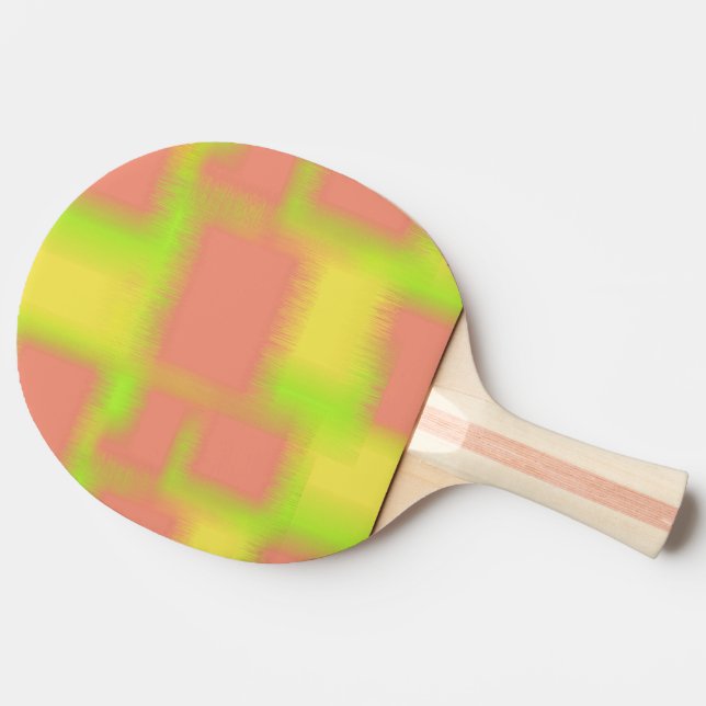 Pastel Patches Ping Pong Paddle (Side)