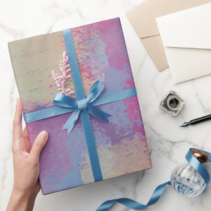 Pastel Patchwork Abstract Dreamy Design Wrapping Paper