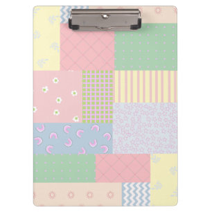 Pastel Patchwork Clipboard