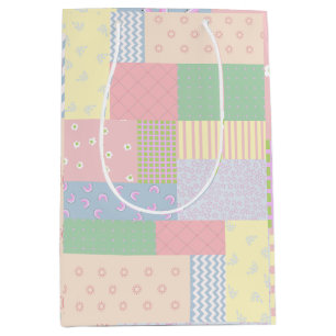 Pastel Patchwork Medium Gift Bag