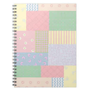 Pastel Patchwork Notebook