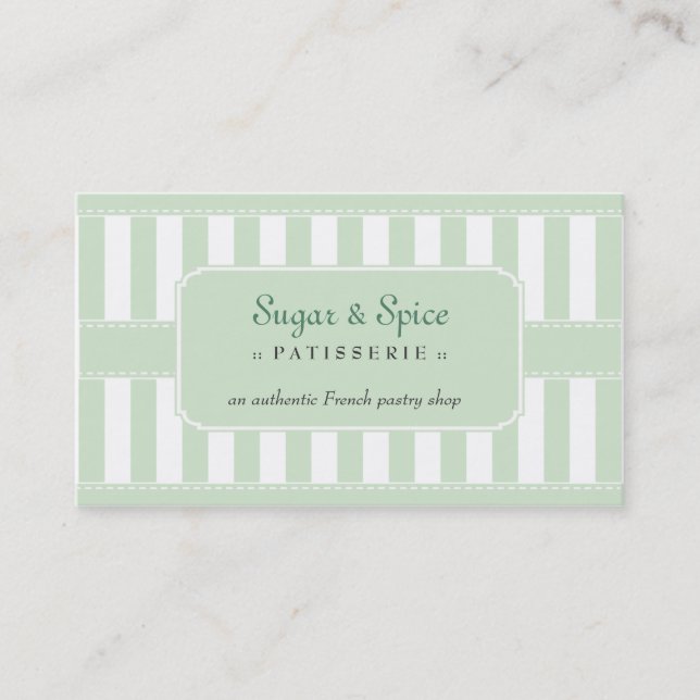 Pastel Patisserie Business Card (Front)