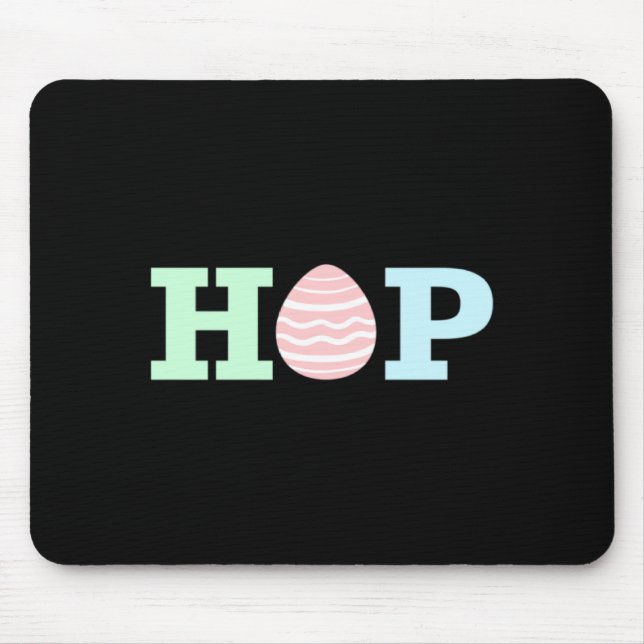 Pastel Pattern Egg Easter Day Illustration Mouse Pad (Front)