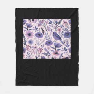 Pastel Pattern - Whimsigoth Cottagecore Fleece Blanket