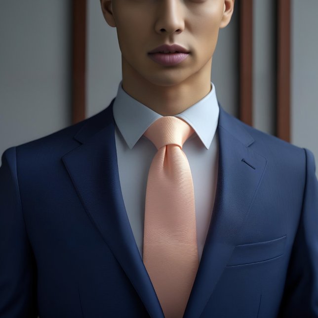 Pastel peach - solid colour  tie (Creator Uploaded)