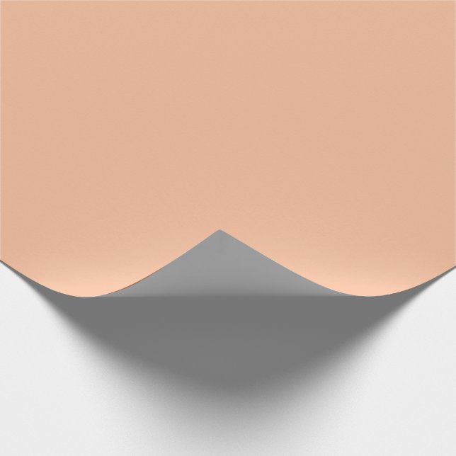 Pastel Peach Wrapping Paper (Corner)