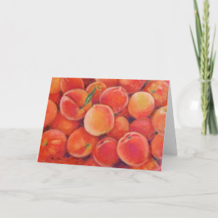 Pastel Peaches Greeting Card