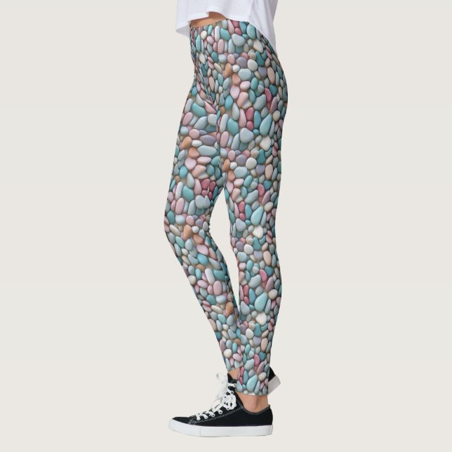 Pastel Pebbles Leggings (Left)