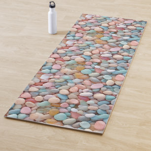 Pastel Pebbles Yoga Mat
