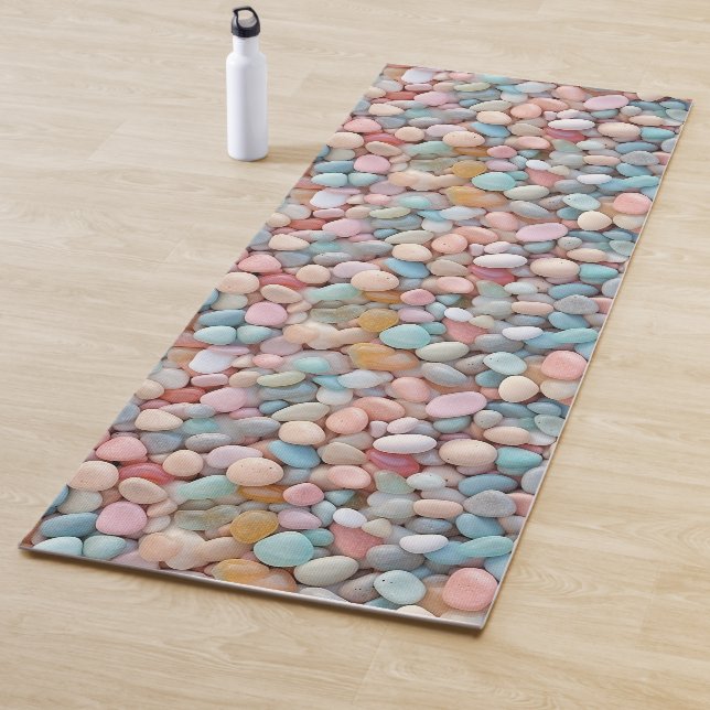 Pastel Pebbles Yoga Mat (In Situ)
