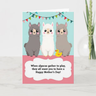 Pastel Pennant Plushies Card