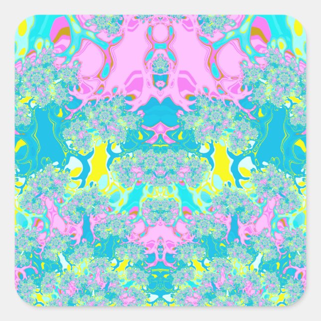 ~ PASTEL PERFECTION ~ SQUARE STICKER (Front)