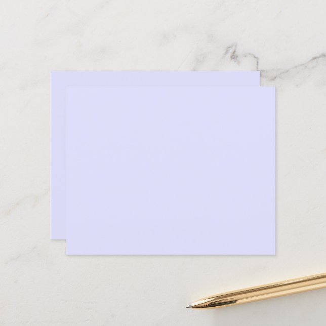 Pastel Periwinkle Purple (Front/Back In Situ)