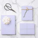 Pastel Periwinkle Purple Wrapping Paper Sheet<br><div class="desc">What a pretty pastel colour for weddings,  birthday gifts,  and more! 

Designed in Washington State,  USA by an independent artist</div>