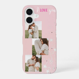 Pastel Personalised Photo Text iPhone Case
