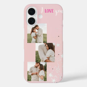 Pastel Personalised Photo   Text iPhone Case