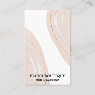 Pastel Pink Abstract Earring Cards