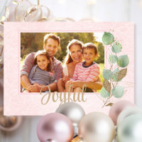Pastel Pink Airy Traditional Stylish Family Photo