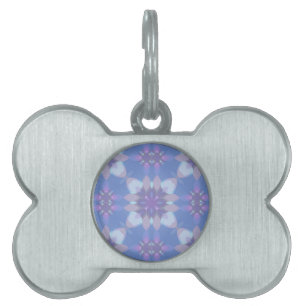 Pastel Pink and Blue #1 Pet Tag