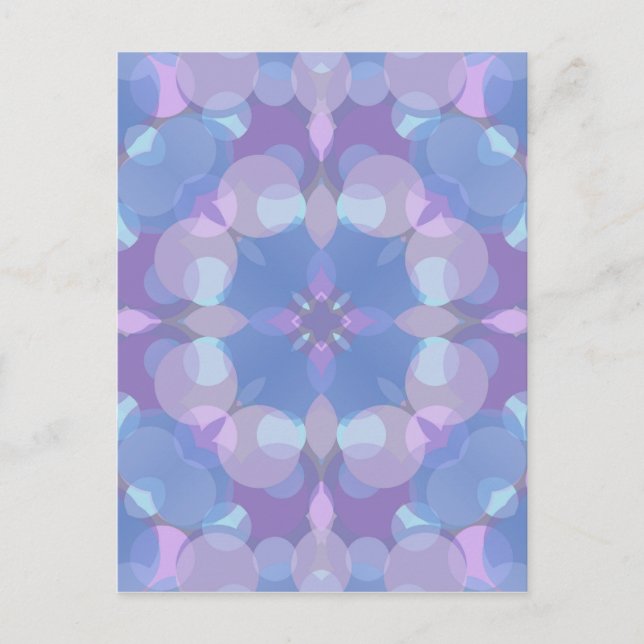 Pastel Pink and Blue #2 Postcard (Front)