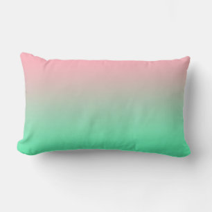Pastel pink and pale green should always be seen lumbar cushion