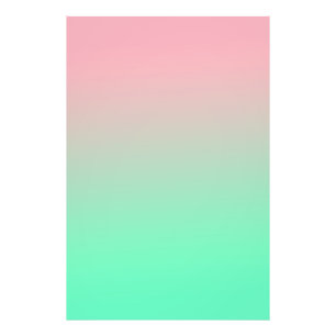 Pastel pink and pale green should always be seen photo print