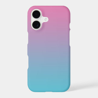 Pastel Pink And Turquoise Blue Ombre Gradient