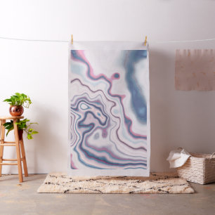 Pastel Pink Blue Marble Whispers Fabric