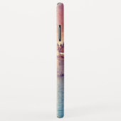 Pastel Pink Blue Venice Canal Grande Watercolor Case-Mate iPhone Case (Back/Right)