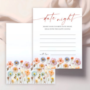 Pastel Pink Bohemian Wildflowers Date Night Ideas