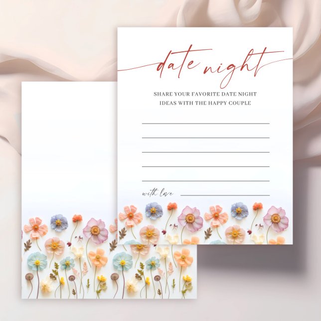 Pastel Pink Bohemian Wildflowers Date Night Ideas (Creator Uploaded)
