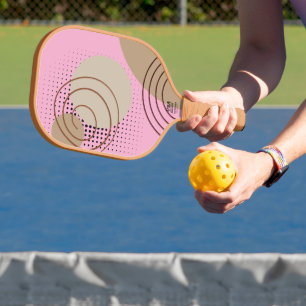 Pastel Pink Carbon Fiber Pickleball Paddle