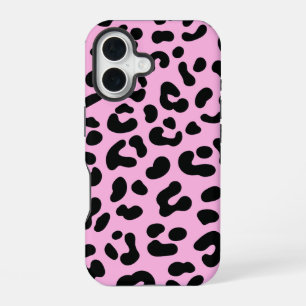 Pastel Pink Cheetah Print iPhone 16 Case