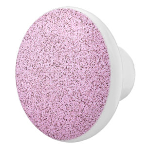 Pastel Pink Concrete Texture Ceramic Knob