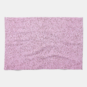 Pastel Pink Concrete Texture Tea Towel