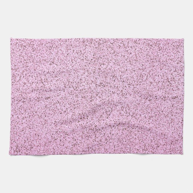 Pastel Pink Concrete Texture Tea Towel (Horizontal)