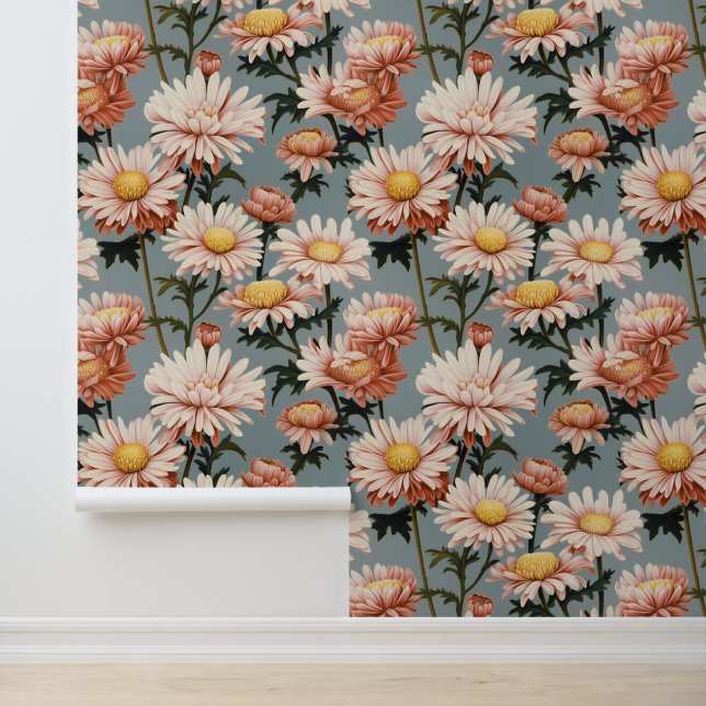 Pastel Pink Flowers Wallpaper (Application)