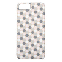 Pastel Pink Geometric Hexagon iPhone 7 PLUS + Case