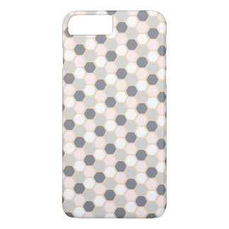 Pastel Pink Geometric Hexagon iPhone 7 PLUS + Case