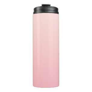 Pastel Pink Gradient Background Thermal Tumbler
