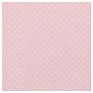 pastel pink halloween skull crossbones print fabric