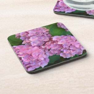 Pastel pink Hortensia hydrangea flowers Coaster