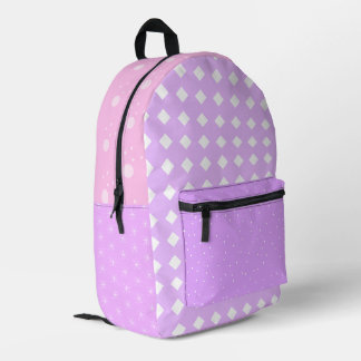 Pastel pink lavender aesthetic Backpack