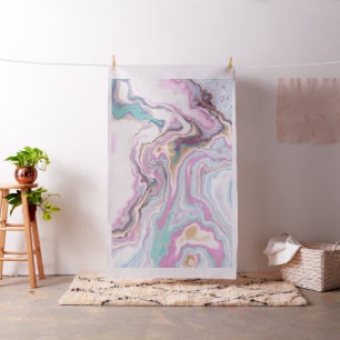 Pastel Pink Marble Serenity Fabric