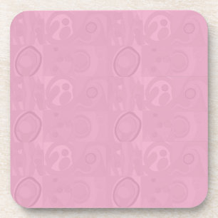 Pastel Pink Mother's Day Collection Coaster
