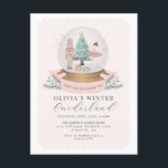 Pastel Pink Nutcracker first birthday party invite Postcard<br><div class="desc">Celebrate your little sugar plum's first birthday with this magical Pastel Pink Nutcracker First Birthday Bundle. This delightful printable party decor captures the magic of a Christmas Winter Onederland theme, perfect for your girl's special day. Instantly downloadable, the bundle features a whimsical array of Sugar Plum holiday decorations, infusing the...</div>