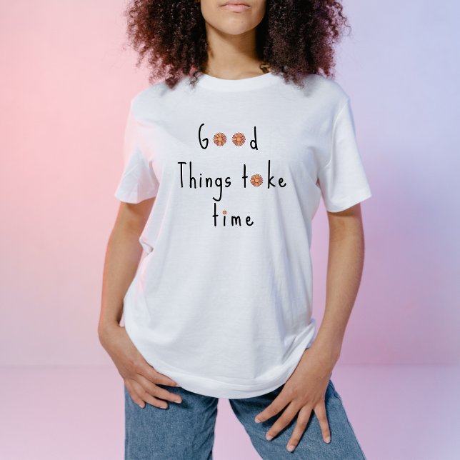 Pastel Pink & Orange Daisy floral T-Shirt (Creator Uploaded)