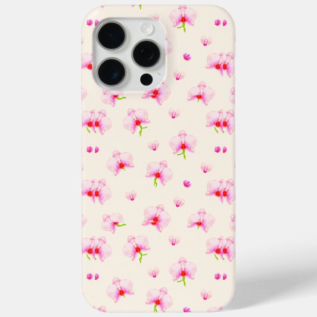 Pastel pink orchids Case-Mate iPhone case (Back)