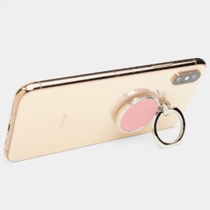 Pastel Pink  Phone Grip With Ring