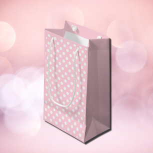 Pastel  Pink  Polka  dots  Gift Bag